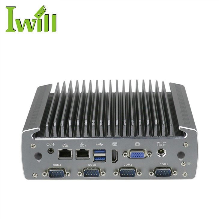 6th Gen I3 i5 i7 Industrial Box PC bez ventilatora