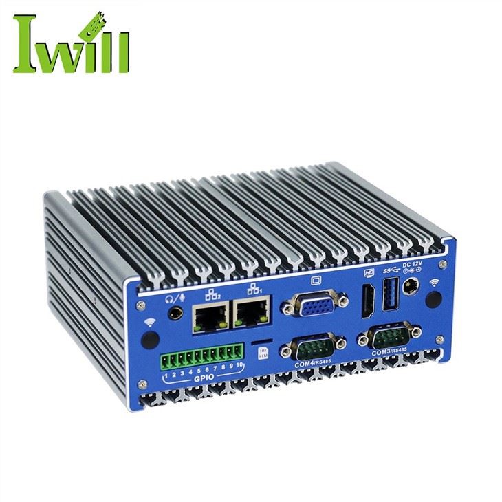 Fanless J1900 Industrial Mini PC With COM RS232