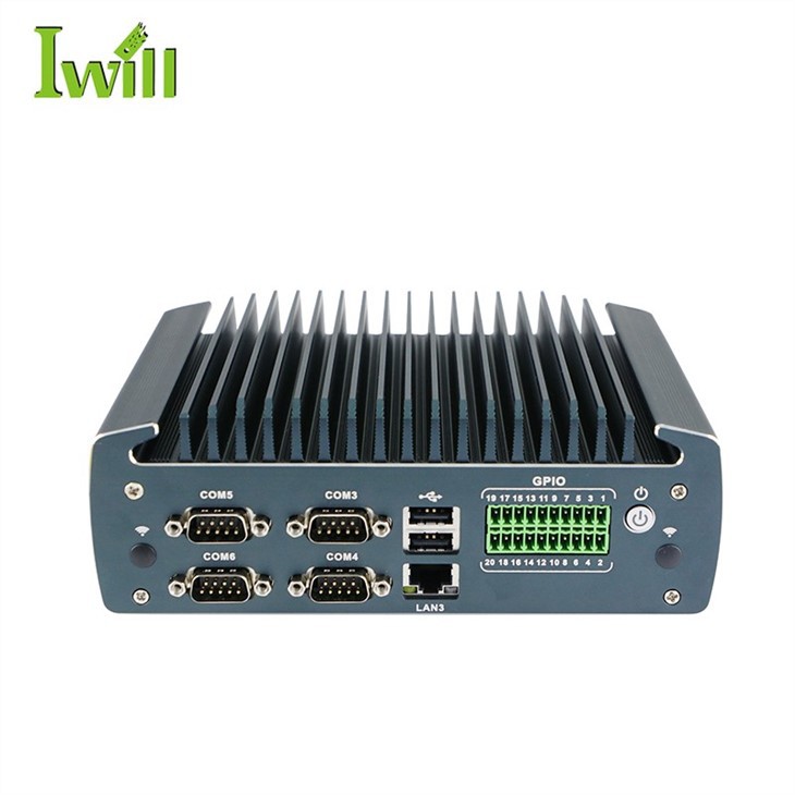 J6412 Industrial Fanless PC 3x I226v-2.5G Lan